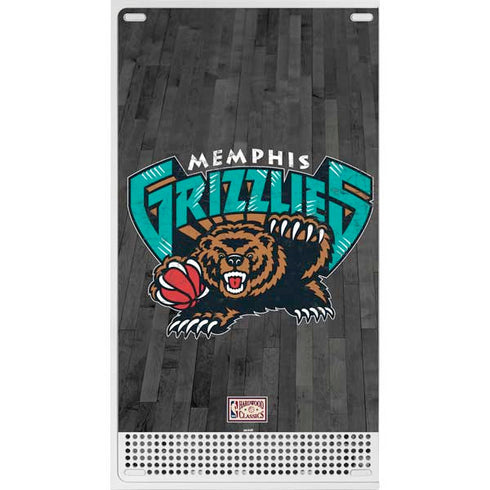 NBA Memphis Grizzlies Hardwood Classics Xbox Series S Console Skin